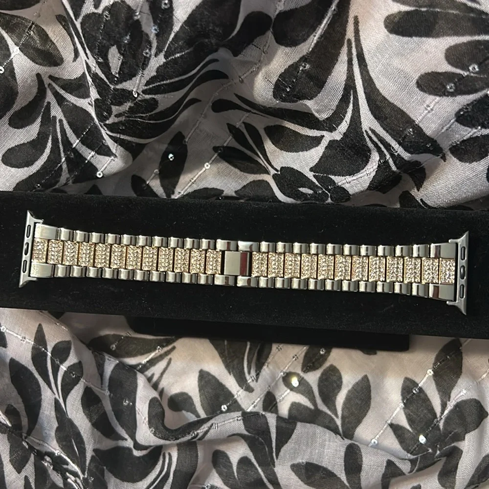 Bebe Metallic Watch band fits 38/41mm Apple Watch